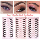 10 Pairs 3D Half Eyelashes Mink Natural Extension 3D Soft Black Lashes Makeup*