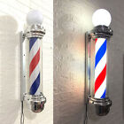 Barber Shop Pole Light Rotating LED Stripes Hair Salon Open Sign Outdoor/Indoor