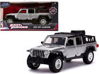 2020 Jeep Gladiator Pickup Truck Silver With Black Top Fast & Furious