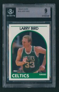 New Listing1989-90 Hoops Larry Bird #150 BGS 9 MINT BOSTON CELTICS GREAT HOF