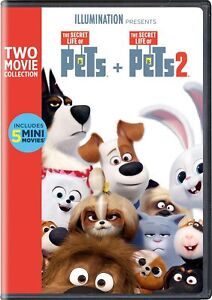 The Secret Life of Pets 1 &amp; 2 DVD Louis C.K. NEW