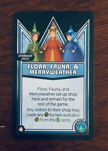 Kingdom Hearts Talisman | Flora Fauna & Merryweather Adventure Card | Game Piece