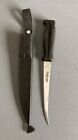 Normark Finland Deluxe Falcon Fillet Knife W/Sheath C. 80’s Vintage Used G. Cond