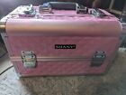SHANY Mini Makeup Train Case with Mirror - Polite PINK 🩷