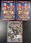 (2) 2023 PANINI ILLUSIONS & (1) 2023 ABSOLUTE FOOTBALL SEALED BLASTER BOXES*YCC*