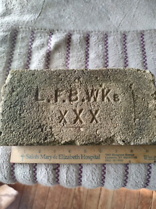 Rare antique brick LFB WKs XXX