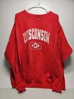 Wisconsin Badgers Vintage Crewneck Sweatshirt Size 2XL RK19