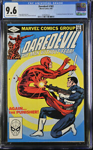 CGC 9.6 Daredevil #183 1st Daredevil Punisher Meeting Frank Miller 1982 Marvel