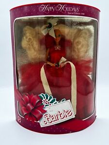 Happy Holidays 1988 Barbie Doll Special First Edition Mattel