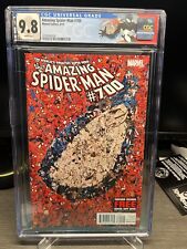 AMAZING SPIDER-MAN #700 CGC 9.8 WP. Custom Label Death Of Peter Parker Comic