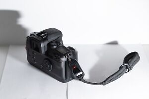 Black Braided Paracord Camera Wrist Strap, Metal RIng w/ Peak Design Anchor