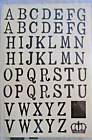 Uppercase Alphabet + Crown Clear Stamp Set -  Provo Craft NEW!