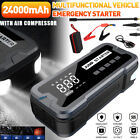 Car Jump Starter with Air Compressor 2000A Jump Box Power Bank Battery Charger