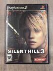 SONY PlayStation 2 PS2 KONAMI Silent Hill 3 W/ Soundtrack CD (COMPLETE)