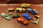 Lot of 10 Vintage (Damaged) Diecast Cars / Vehicles Sold AS-IS