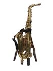 unbranded saxophone with case