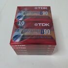 NEW SEALED (10 Pack) TDK D90 Blank Audio Cassette Tapes Superior