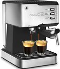 Geek Chef 20 Bar Espresso Machine - Home Latte & Cappuccino Maker with Milk