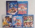 New ListingDisney Blu-ray Lot Of 5. Aladdin With BOOK! Muppets, Ralph, and more! #6.1.46