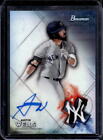 2021 Bowman Sterling Austin Wells Prospect Autograph Auto #BSPA-AW Yankees