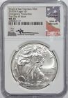 2020-S American Silver Eagle NGC MS70 First Day of Issue John Mercanti Signed