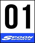 Honda Racing RACE CAR NUMBER DOOR Spoon Sports EF EG CRX INTEGRA KANJO OSAKA