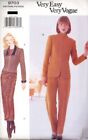 PATTERN Vogue Sewing Woman Easy Sz 8-12 Jacket Skirt Pants Belt 1997 NEW OOP
