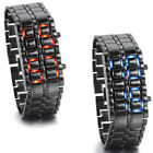 Luxury Men's Wrist Watch Stainless Steel Date Digital LED Bracelet Sports Watch