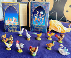 FONTANINI Nativity Barnyard Birds #51517, full set of 12 w/box, card inset, wrap