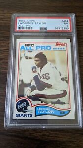 1982 Topps Lawrence Taylor  #434 PSA 7 RC HOF NY Giants