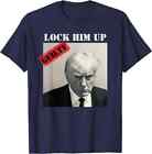 New ListingTrump Mug Shot Lock Him Up Prison Anti Trump Gift Unisex T-Shirt