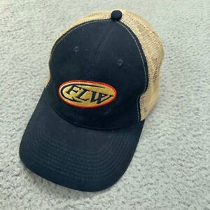 FLW Fishing Hat Cap Truckers Snap Back Mesh Major League Fishing MLF Vintage