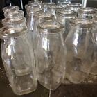 Vintage Half Pint Glass Milk Bottle
