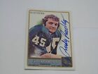 RUDY RUETTIGER #45 NOTRE DAME LEGEND AUTOGRAPHED SIGNED CARD COA FREE SHIPPING!