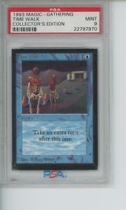 1993 Magic The Gathering MTG PSA 9 Time Walk Collector's Edition CE