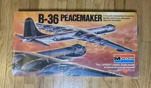 SEALED Monogram 1/72 Scale Boeing B-36 Bomber Peacemaker Vtg Model Kit 5707 NOS