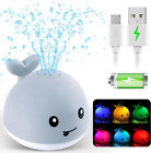 2024 Upgraded Baby Bath Toys, Rechargeable Light up Bath Toys for Kids 1-3 Babie