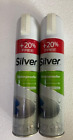Silver Shoe Waterproofing Spray~Protector Spray Repels Water & Stains - LOT OF 2