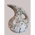 Vintage Stan Langtwait Sculpted Clay Mt St Helen's Volcanic Ash Pottery Bud Vase