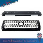 Fit for 2014-2020 Toyota Tundra Black Front Grille&Hood Bulge Molding Set (For: Toyota Tundra TRD Pro)
