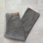 Vintage 70s JC Penney Gray Corduroy Pants Jeans 38 X 30 Flared Bell Bottoms