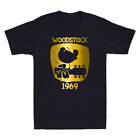Woodstock 1969 Vintage T-Shirt Classic Music Festival Novelty Men's Gift Shirt