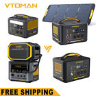 VTOMAN 1800W/1500W/1000W/600W Portable Power Station,LiFePO4 Battery generator