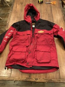 FLW Outdoors Fishing STEARNS DRY WEAR Waterproof JACKET Large Red FLW tour
