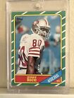 1986 Topps Football Jerry RICE Rookie Card #161. HOF 49ERS. EXMT/NM