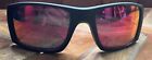 Oakley “Fuel Cell” 009096-05 Black Frame Red Lens Sz 60[]19 130 Sunglasses Used