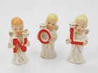 Noel Letter N O L Angel Candle Holder Figurines Vintage Choir Replacement Pick 1