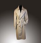 Authentic Mens Burberrys' Double Breasted Trench Coat Mens 42 Regular