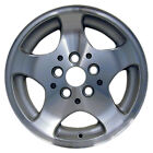 15x7 5 Spoke Used Aluminum Wheel Painted Silver WHL-9014