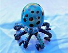 Hand Blown Spotted Glass Octopus Smoking Pipe - US Seller